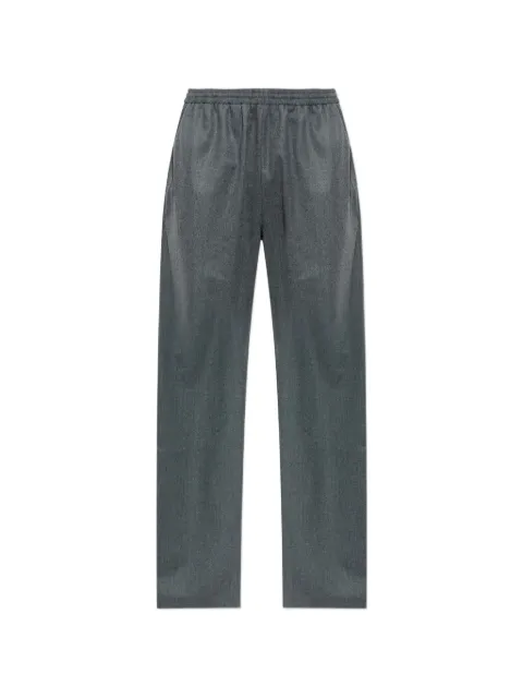 Lanvin fluid wool flannel trousers