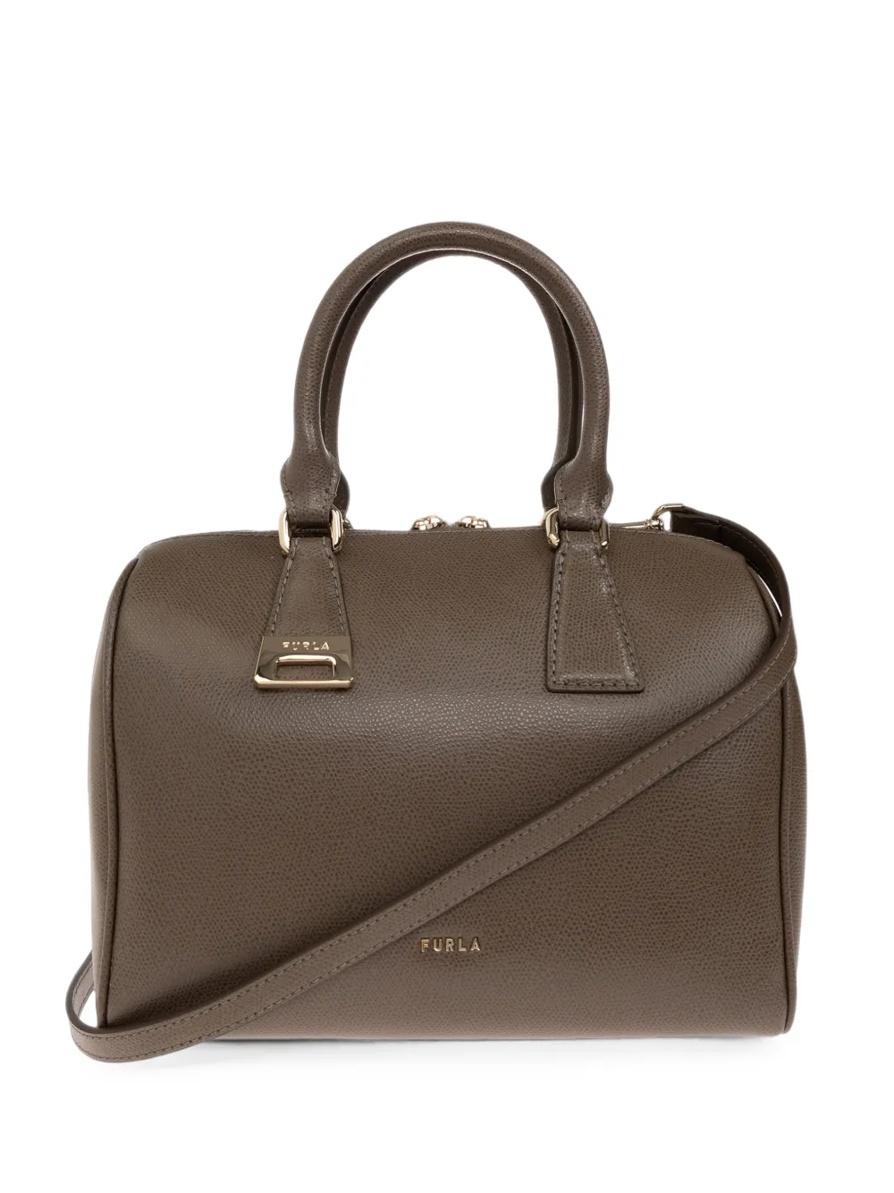 Furla Olivia grained-leather tote bag