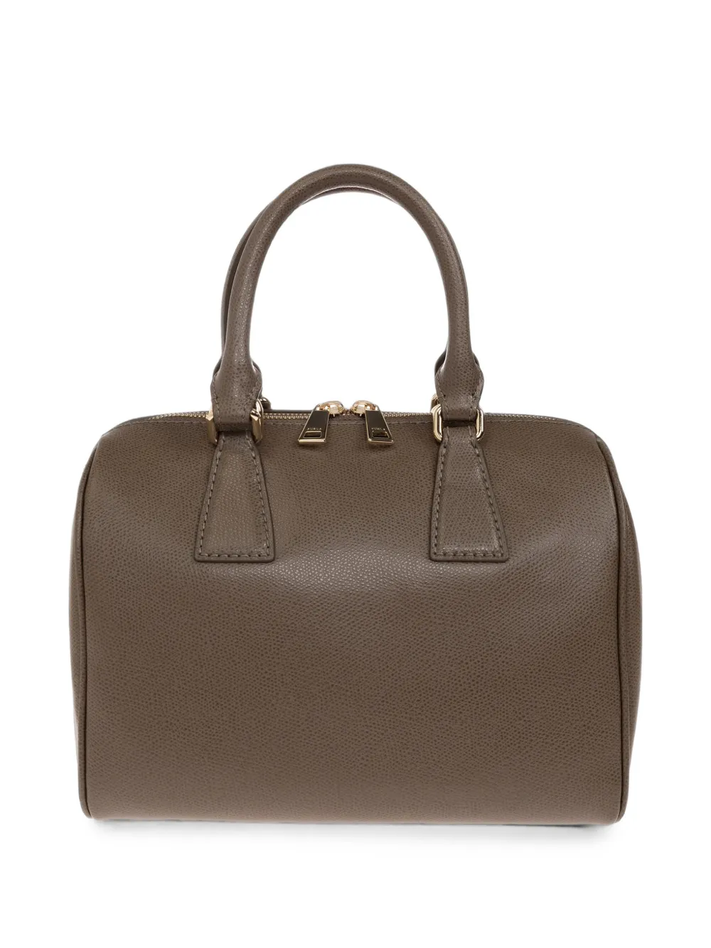 Furla Olivia shopper van leer met textuur Grijs