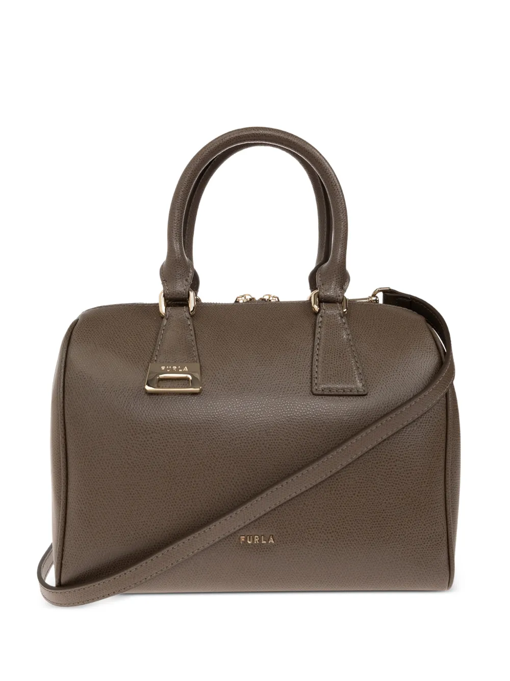Furla Olivia grained-leather tote bag