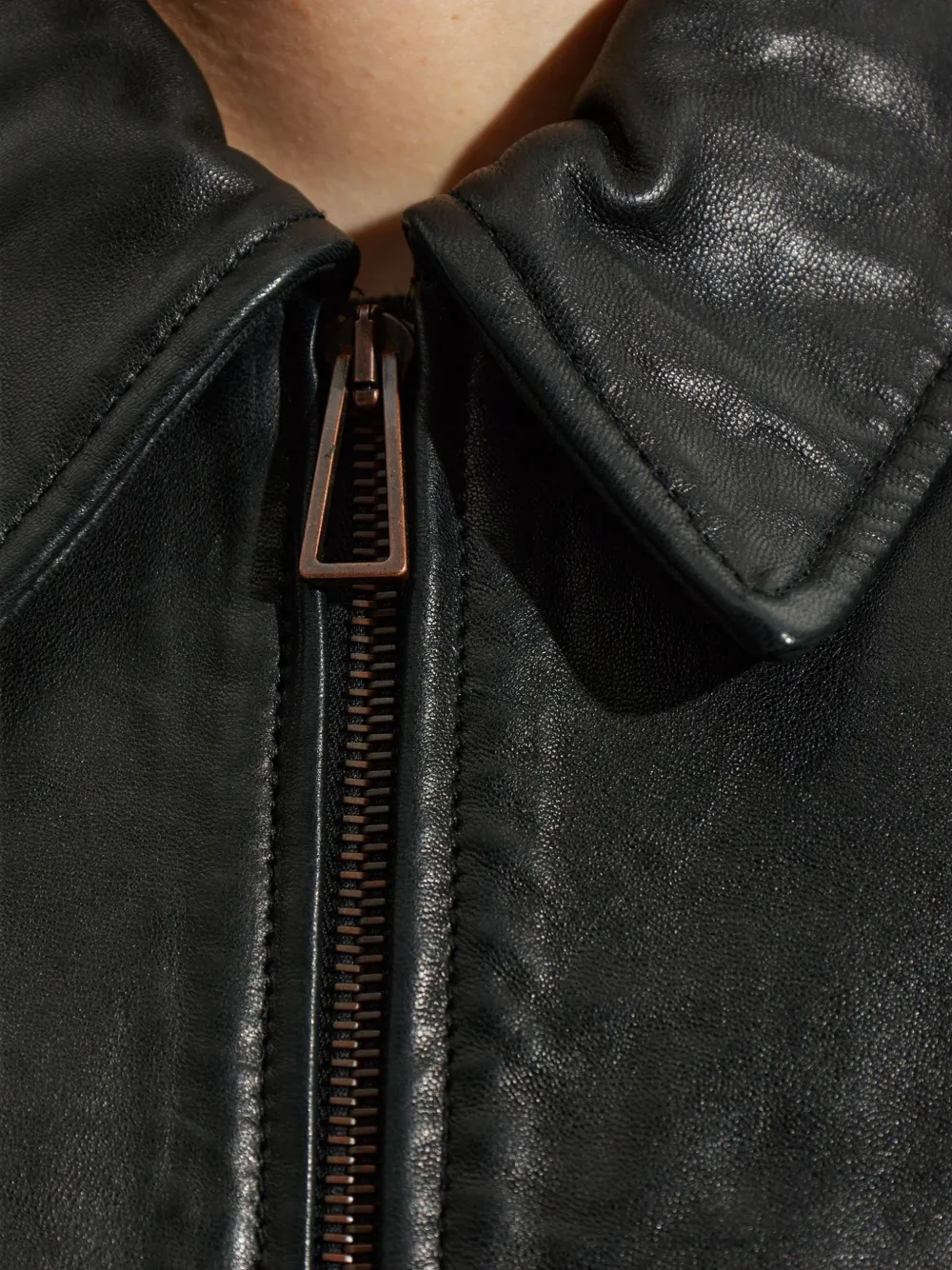 PS Paul Smith Leren jack Zwart