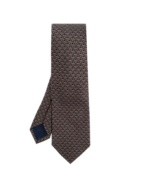 Ferragamo cravate Gancini en jacquard
