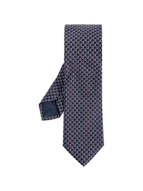 Ferragamo cravate Gancini en soie