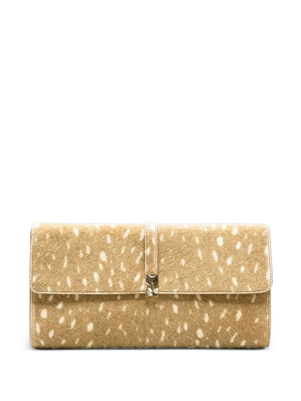 LouLou de Saison Piper deer-print clutch bag