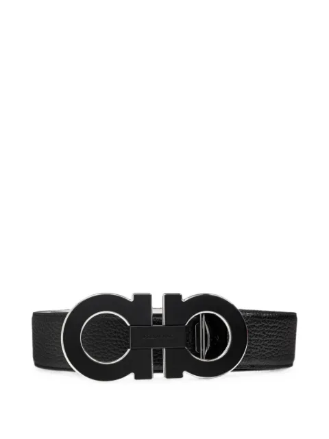 Ferragamo Gancini-buckle double-sided belt