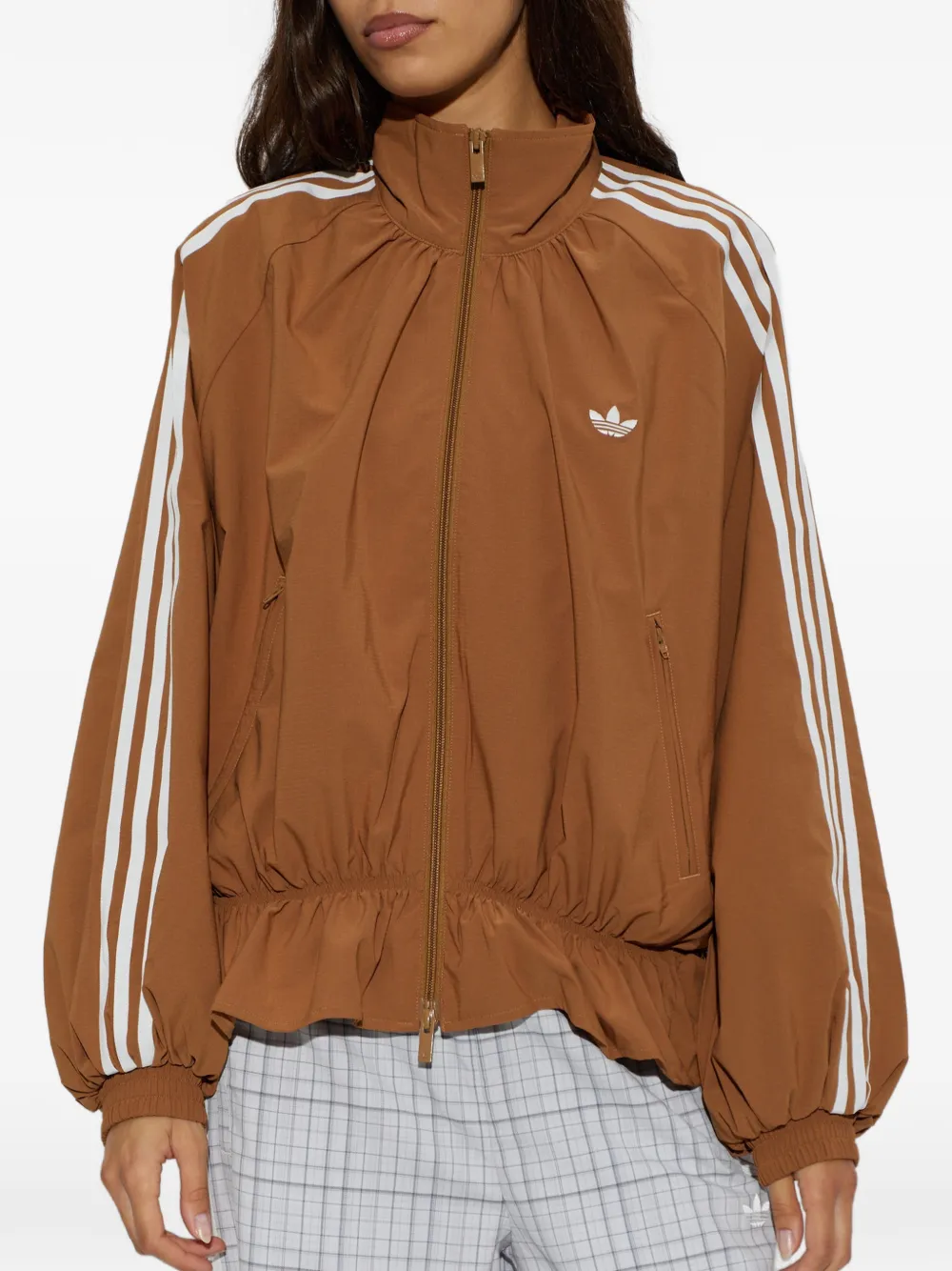 adidas ruffled zip-up jacket Bruin