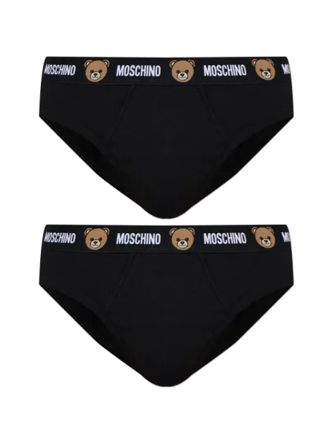 Moschino logo-waistband briefs