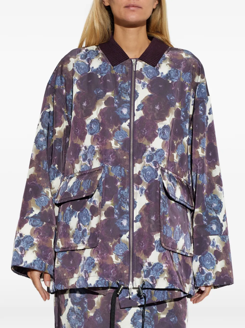 Baum Und Pferdgarten Boline jack met bloemenprint Paars