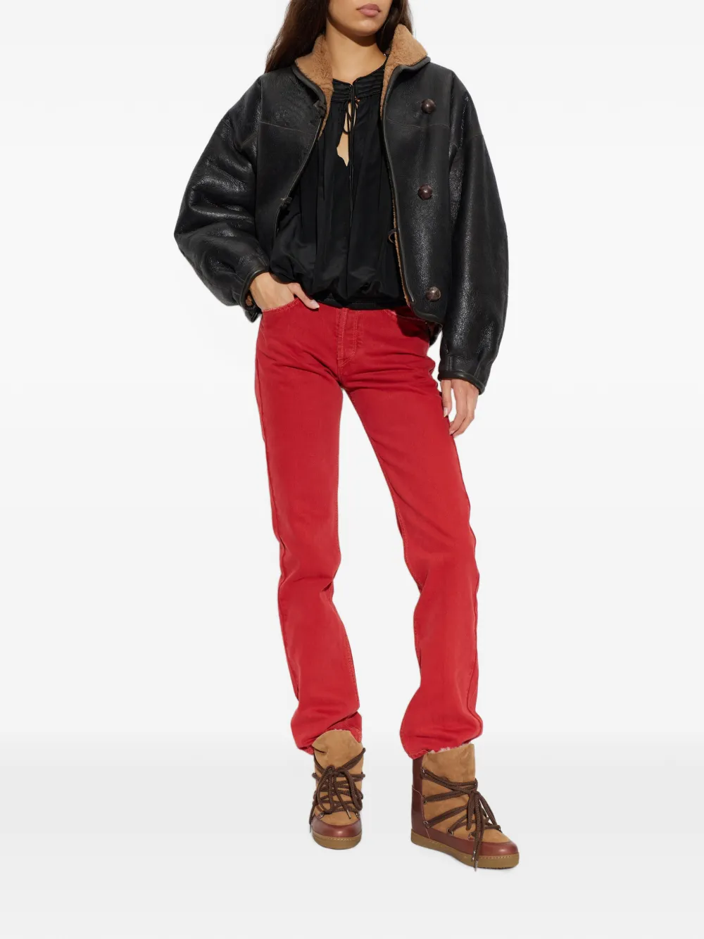 ISABEL MARANT Charina lammy jack Bruin