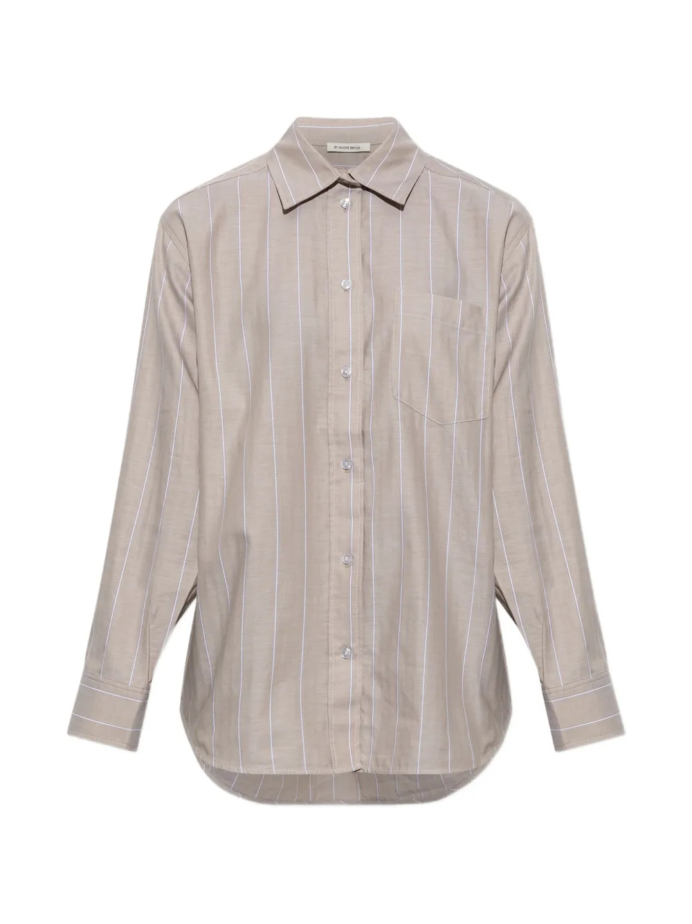 By Malene Birger Audrey pinstriped shirt - Toni neutri