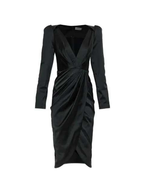 Balmain draped mini dress