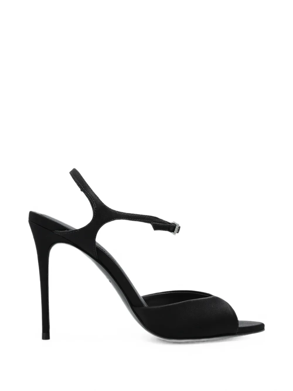 BLACK SUEDE STUDIO Geri satin sandals