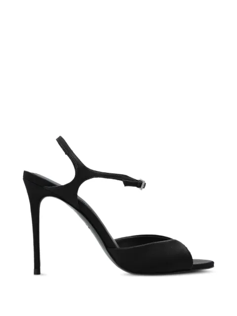 BLACK SUEDE STUDIO Geri satin sandals