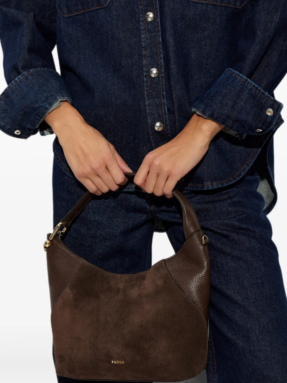 Furla Medium Lara schoudertas Bruin