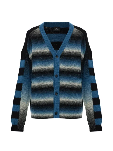 PS Paul Smith striped knit cardigan