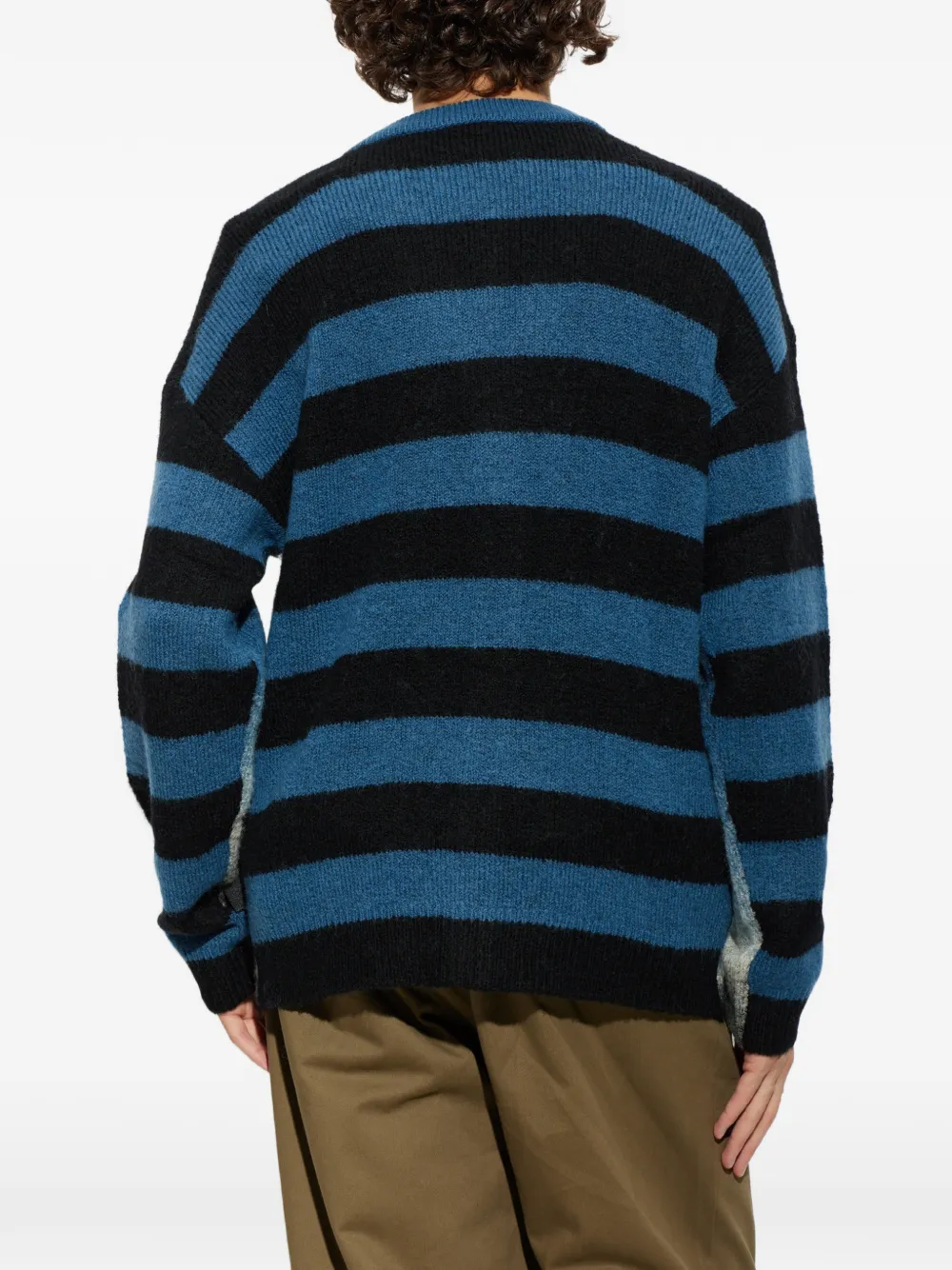 PS Paul Smith Gestreept gebreid vest Blauw