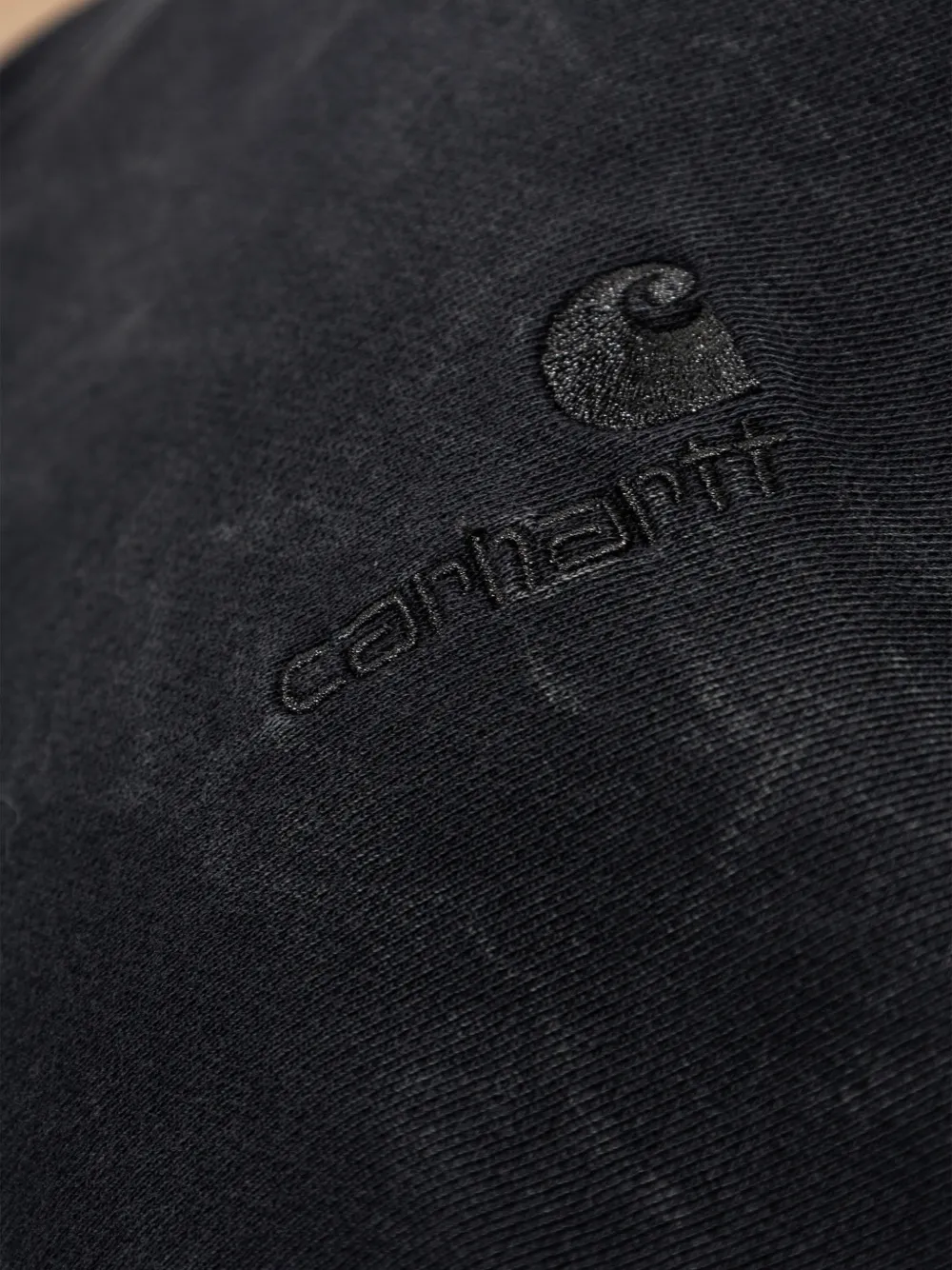 Carhartt WIP Lambert sweater met geborduurd logo Zwart