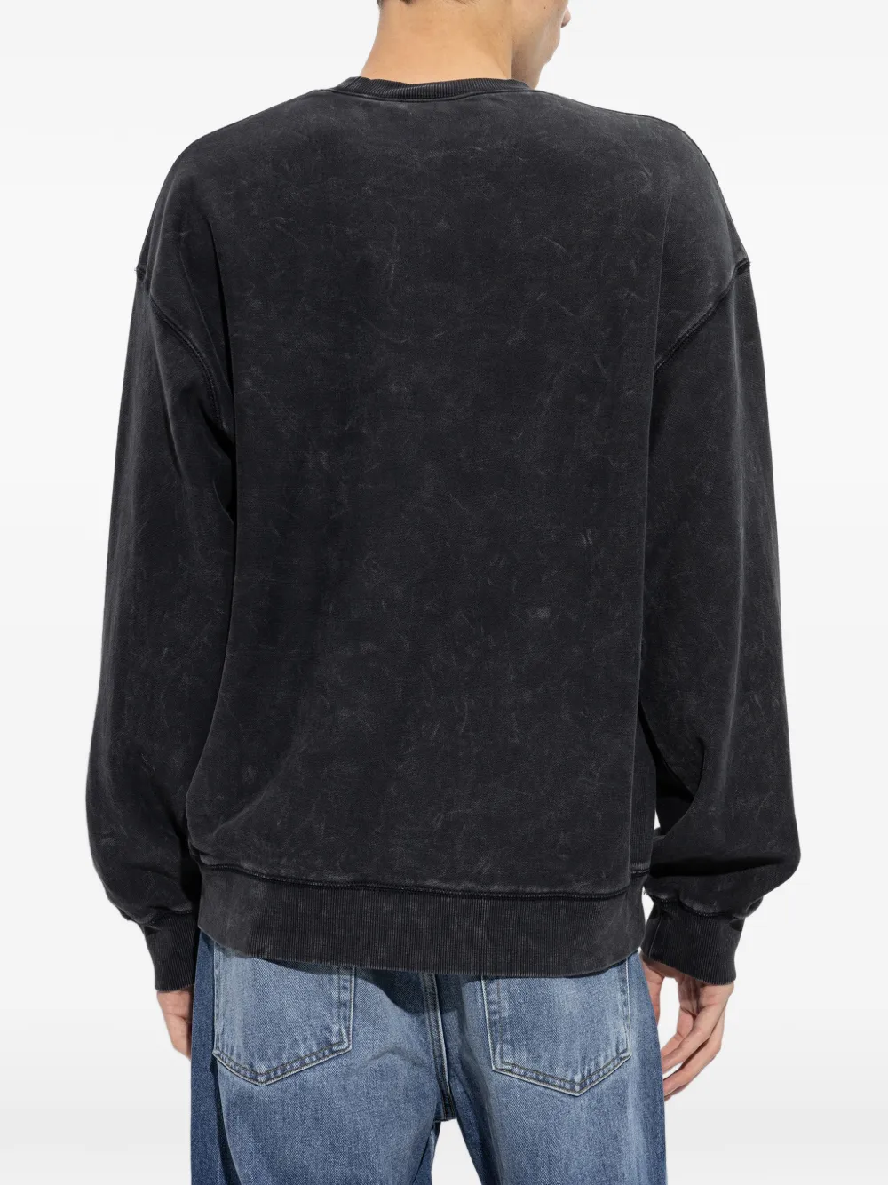 Carhartt WIP Lambert sweater met geborduurd logo Zwart