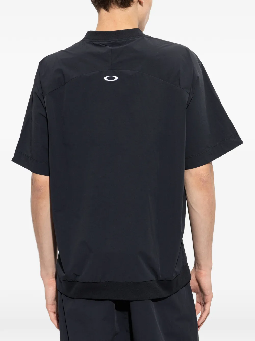 Oakley O-Blades T-shirt met geborduurd logo en kwartrits Zwart