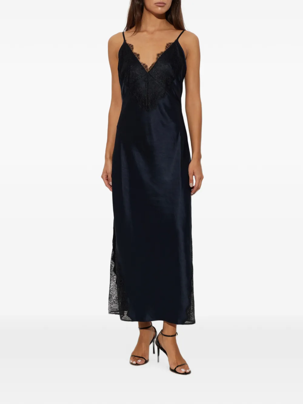 ANINE BING Judy maxi-dress Blauw
