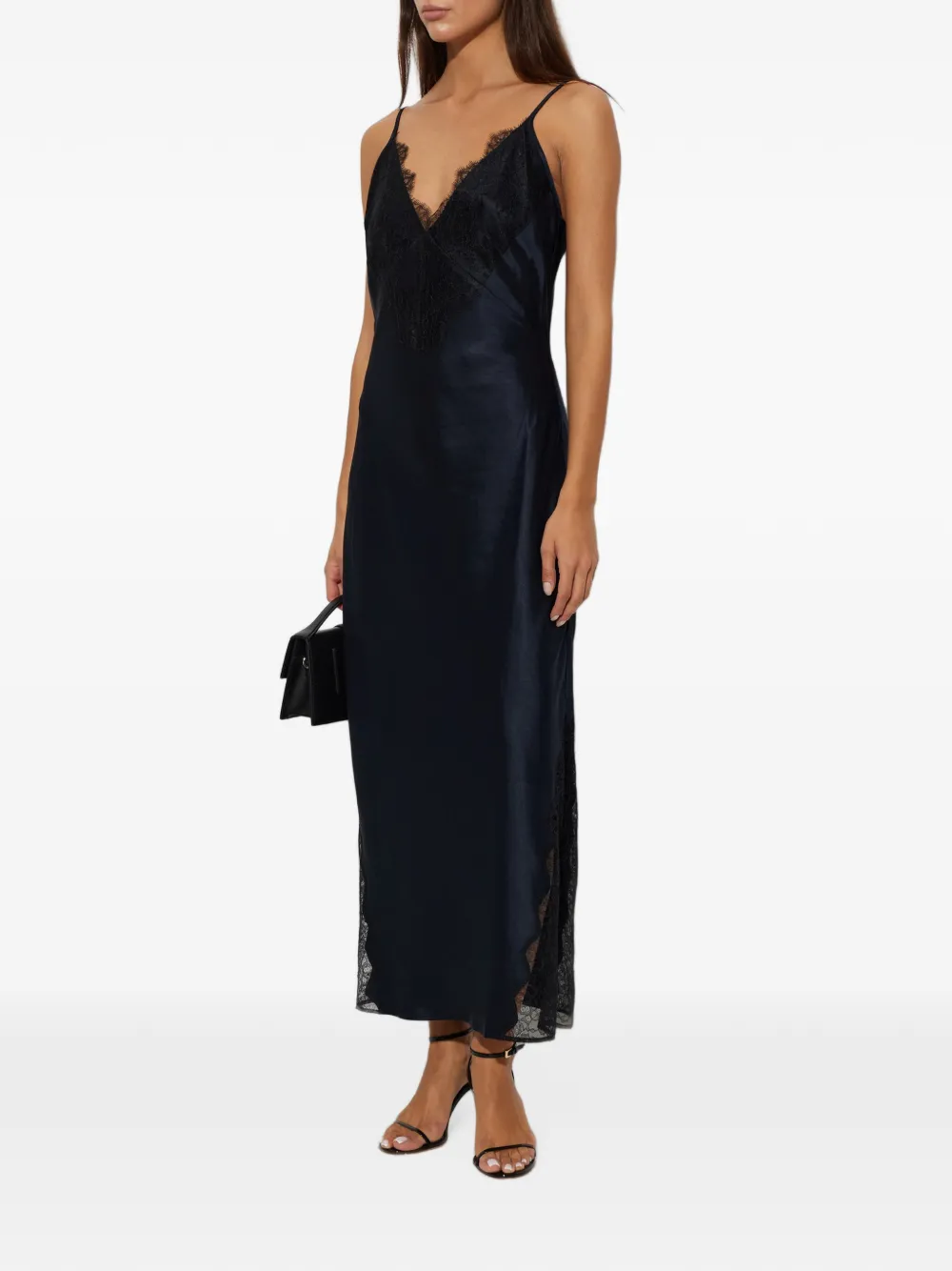ANINE BING Judy maxi-dress Blauw