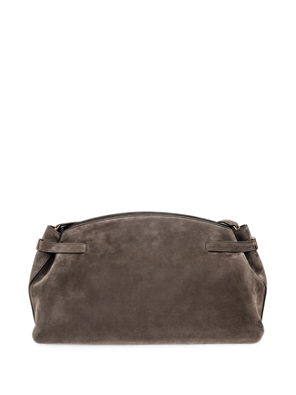 Ferragamo Hug suede shoulder bag Grijs