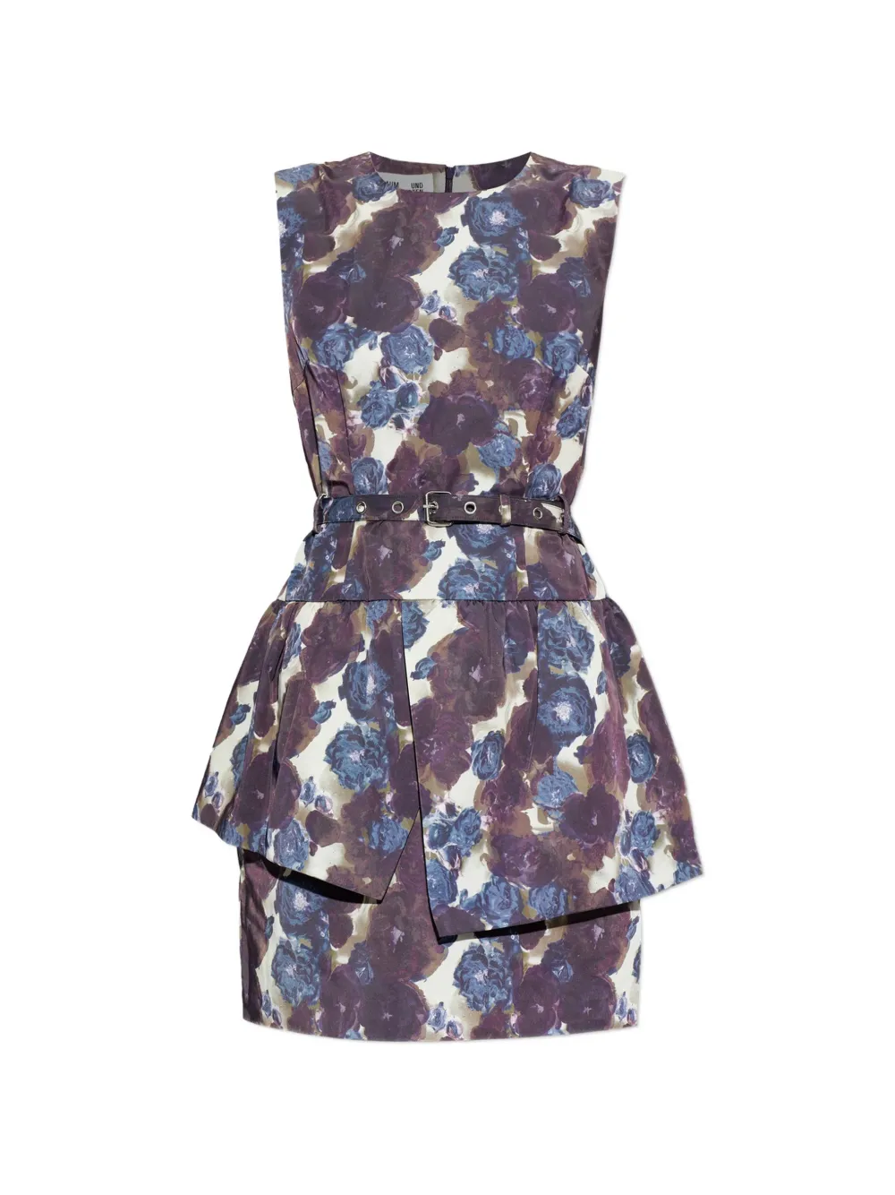 Baum Und Pferdgarten Anesa floral-print belted mini dress