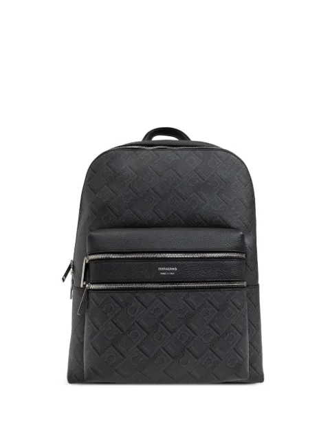 Ferragamo monogram-print backpack