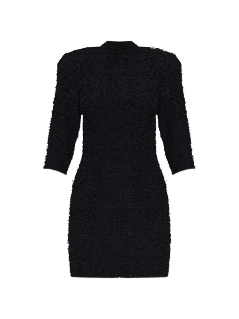 Balmain button-embellished mini dress