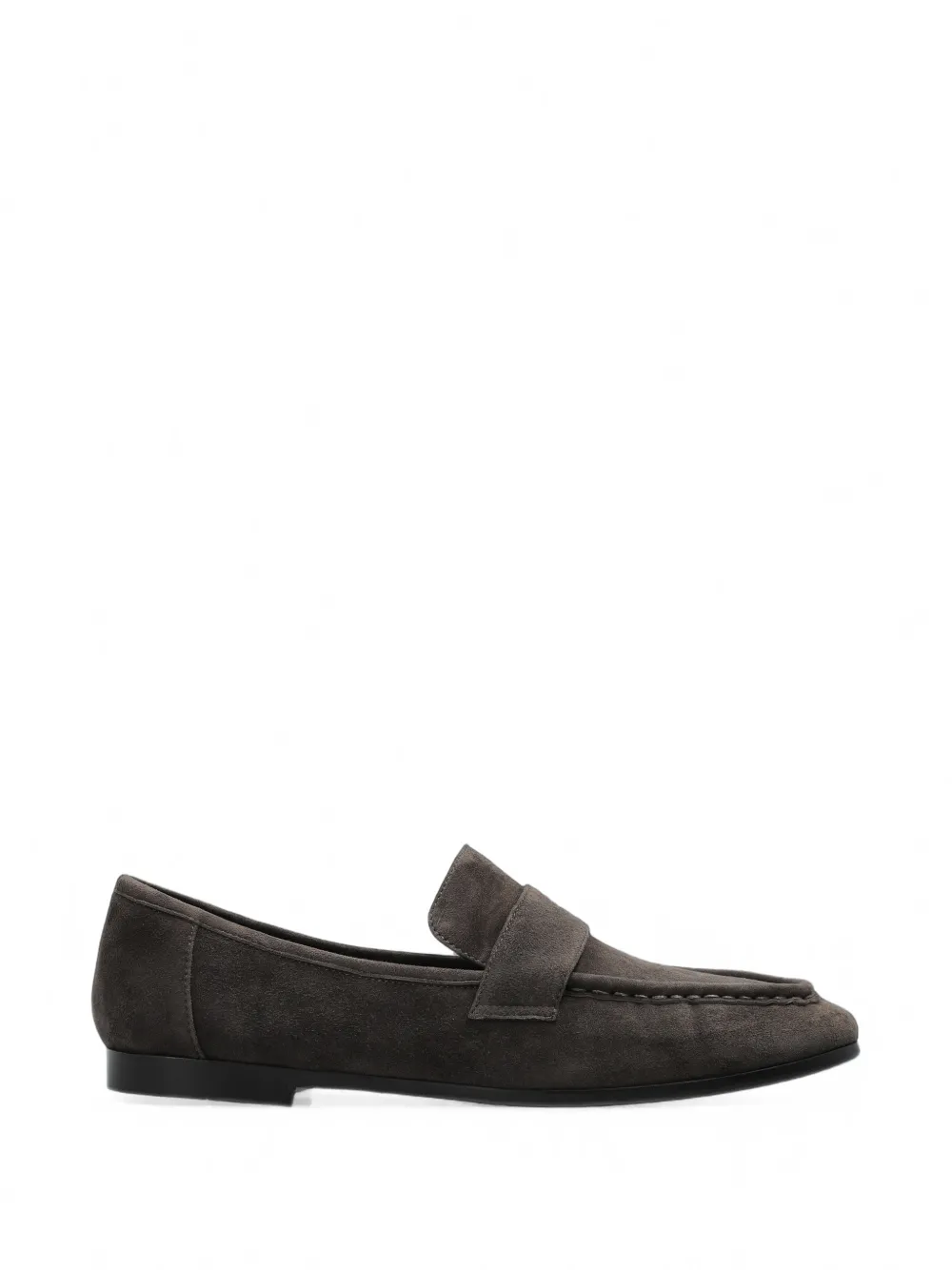 BLACK SUEDE STUDIO Arrow suede loafers