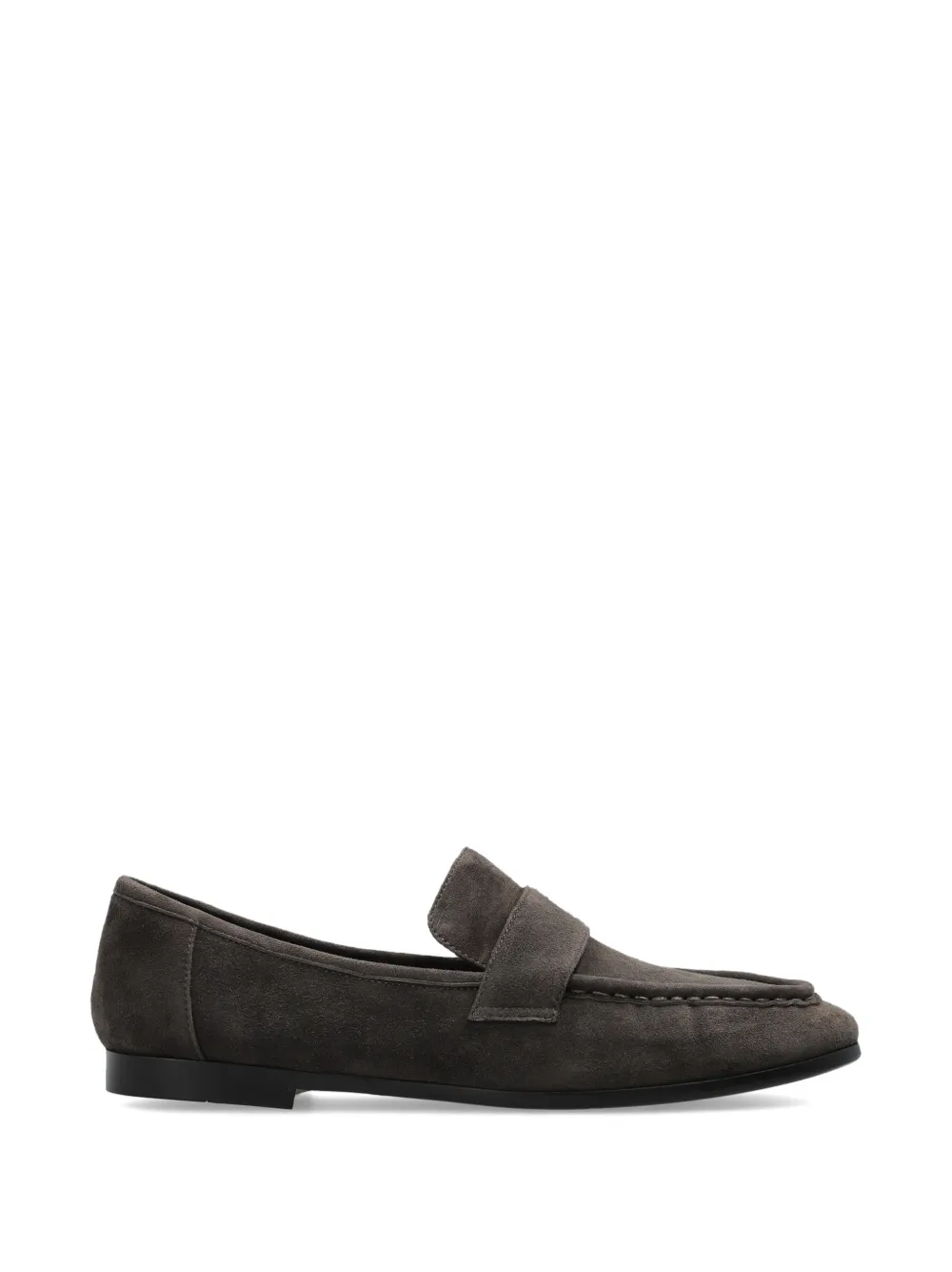 BLACK SUEDE STUDIO Arrow suede loafers - Grigio
