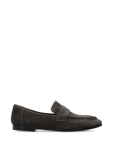 BLACK SUEDE STUDIO Arrow suede loafers
