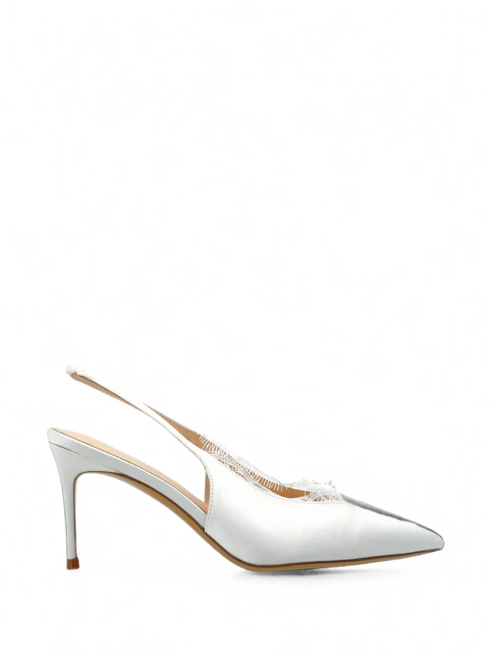 BLACK SUEDE STUDIO Royale heeled pumps - Blanc