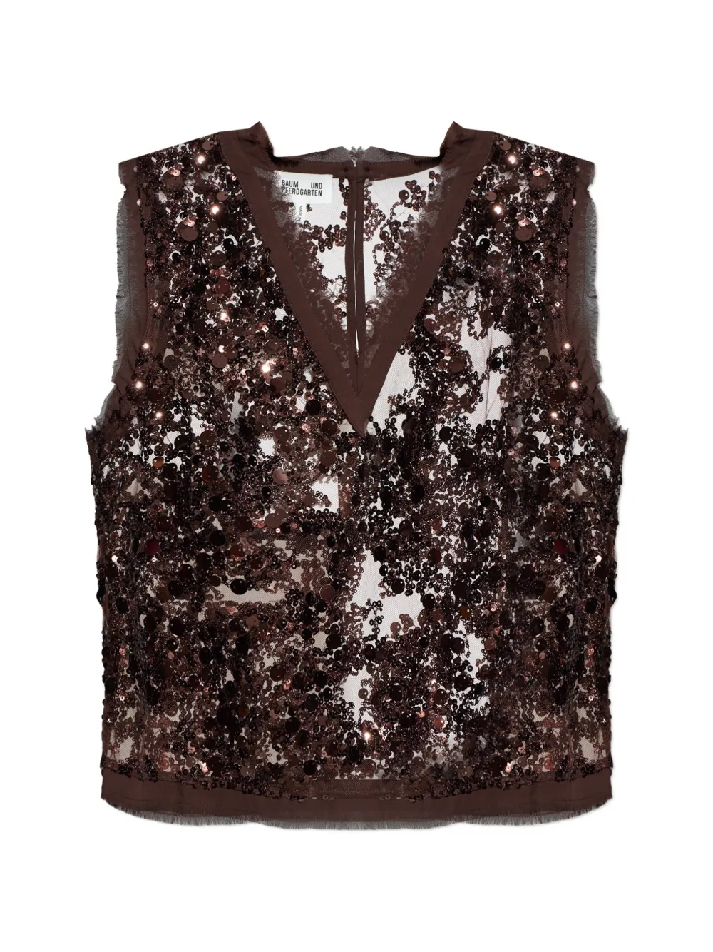 Baum Und Pferdgarten Manire sequin-embellished frayed blouse