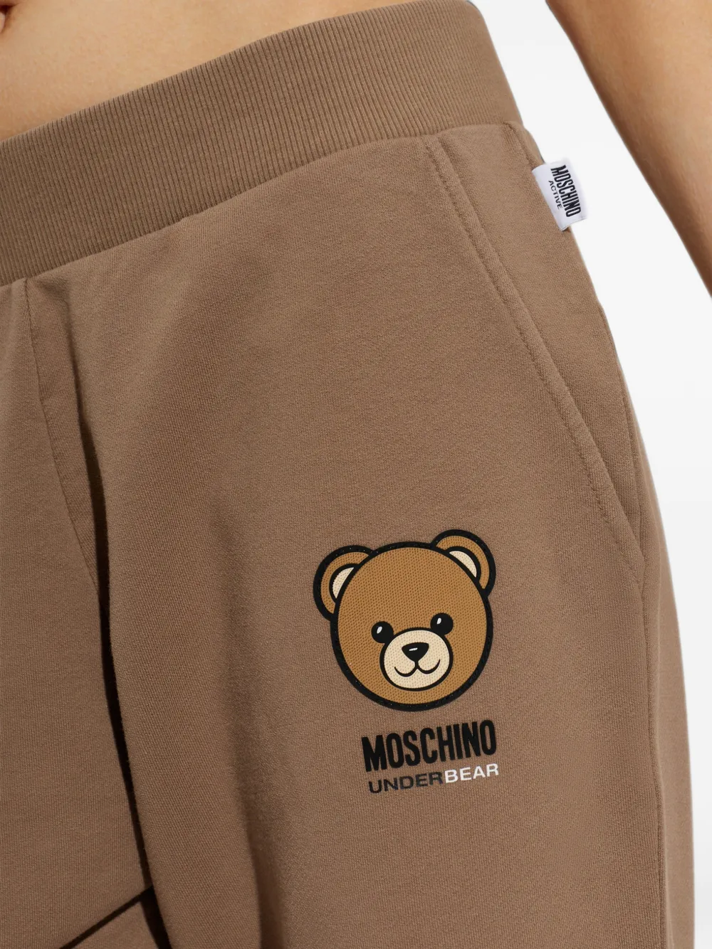 Moschino Trainingsbroek met teddybeerprint Bruin