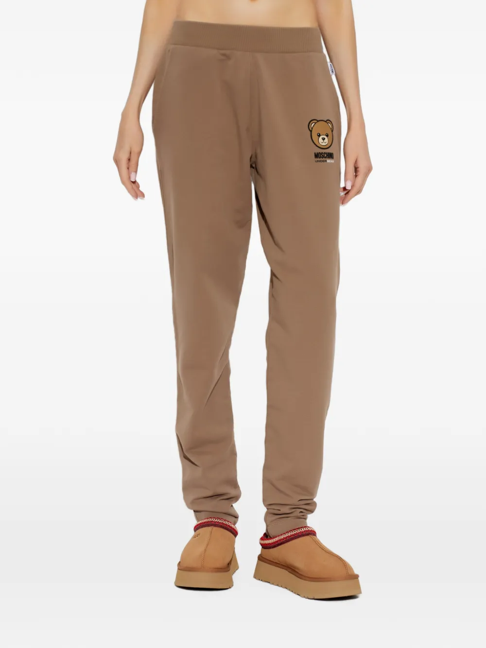Moschino Trainingsbroek met teddybeerprint Bruin