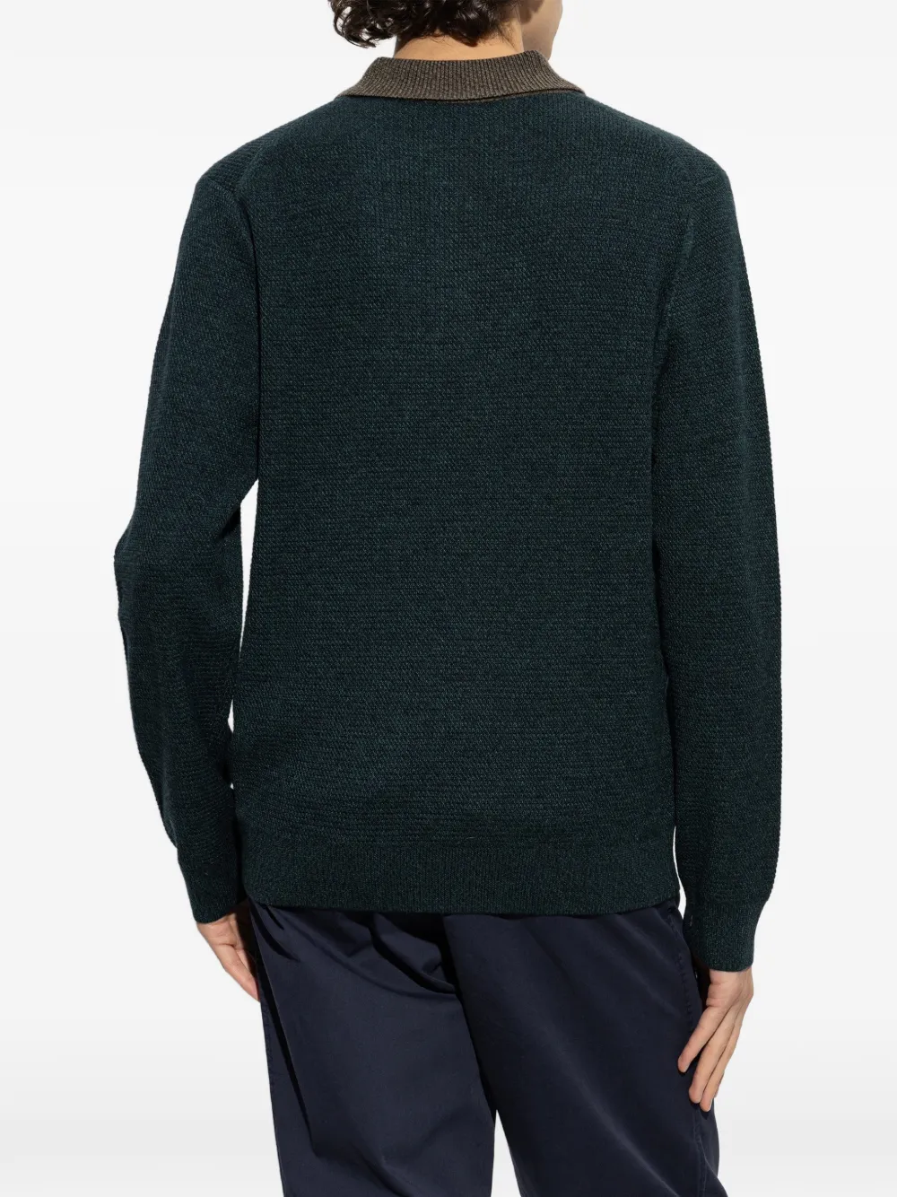 Paul Smith Trui met polokraag en lange mouwen Groen