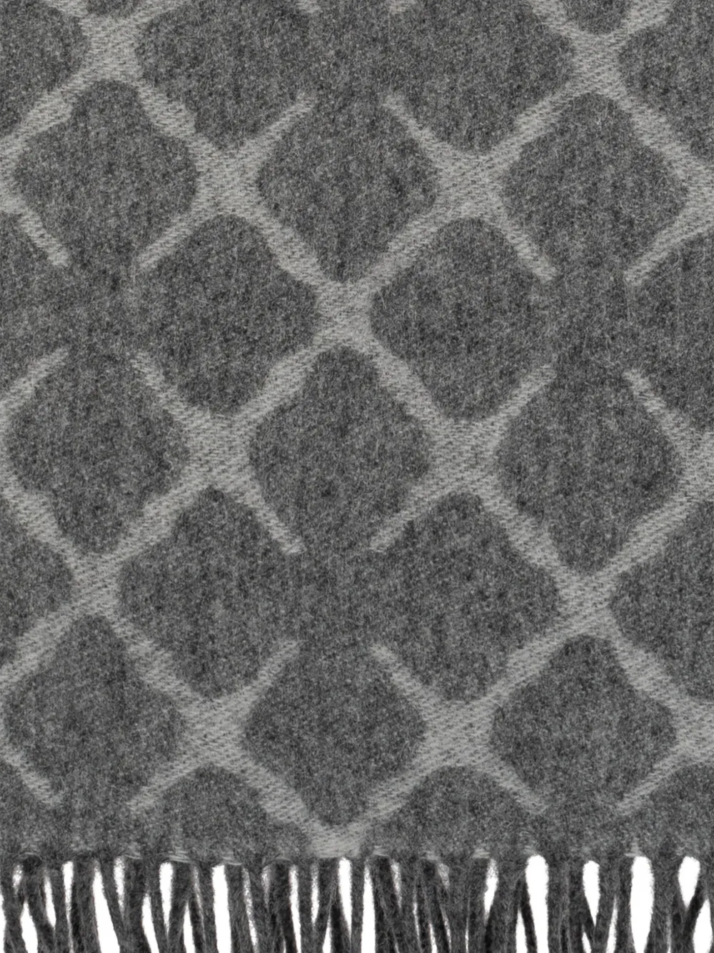 By Malene Birger Ortega sjaal met monogram-patroon Grijs