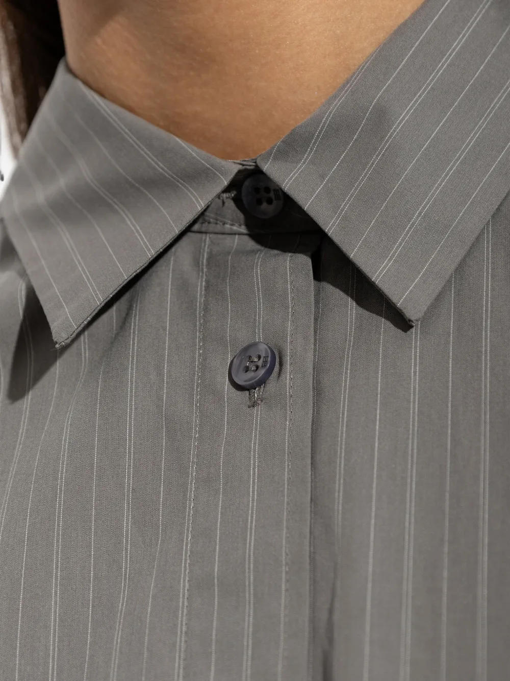 By Malene Birger Derris striped shirt Grijs