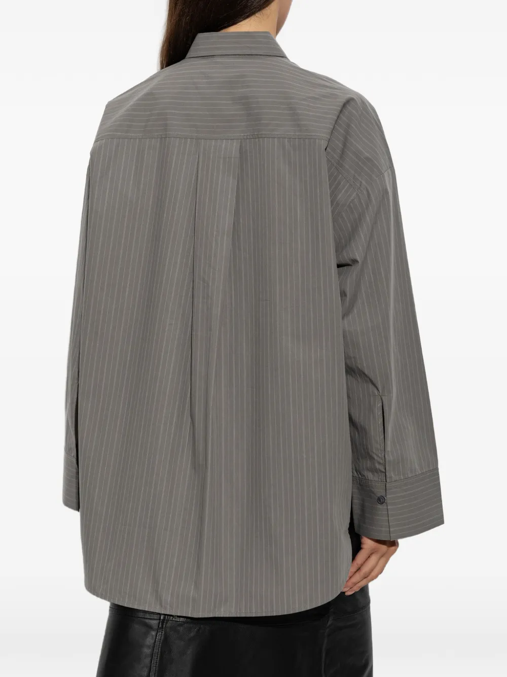 By Malene Birger Derris striped shirt Grijs
