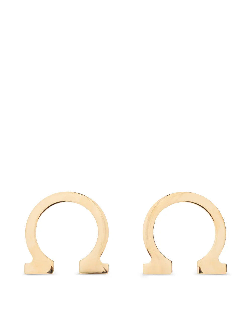 Ferragamo Gancini reversible belt set Zwart