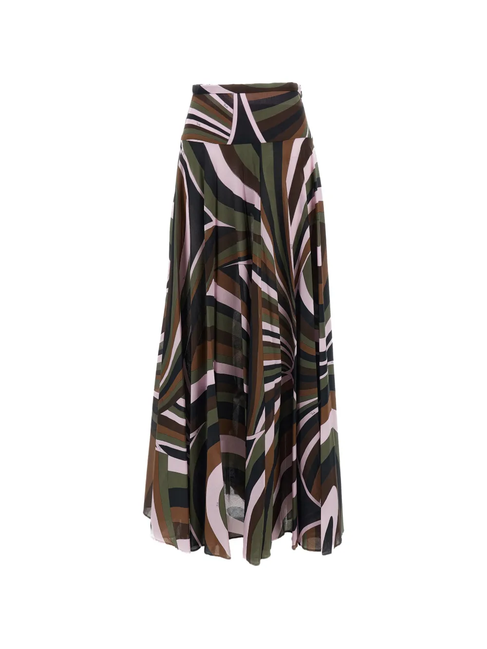 PUCCI Iride print cotton muslin skirt