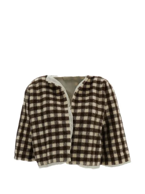 Daniela Gregis T gingham-check wool jacket