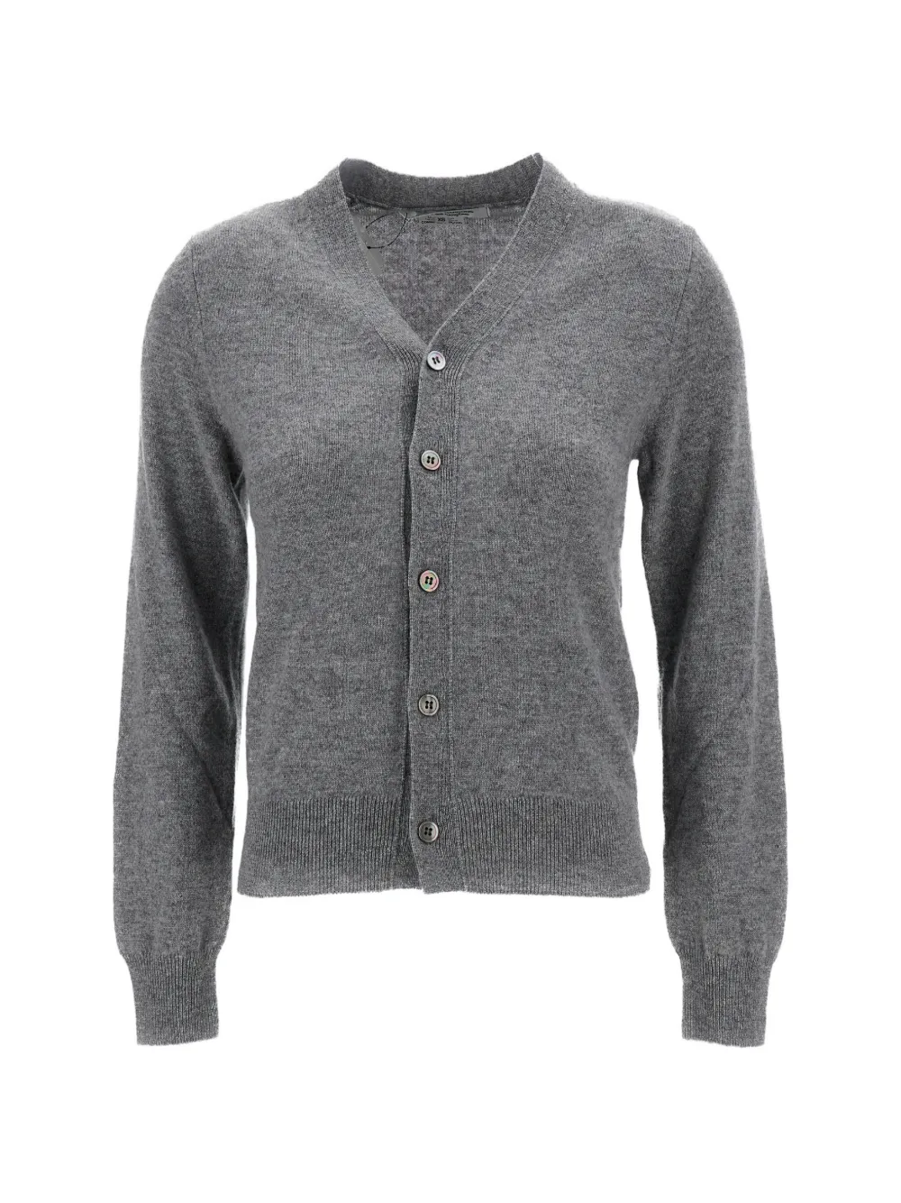 Comme Des Garçons button-front cashmere cardigan - Grey