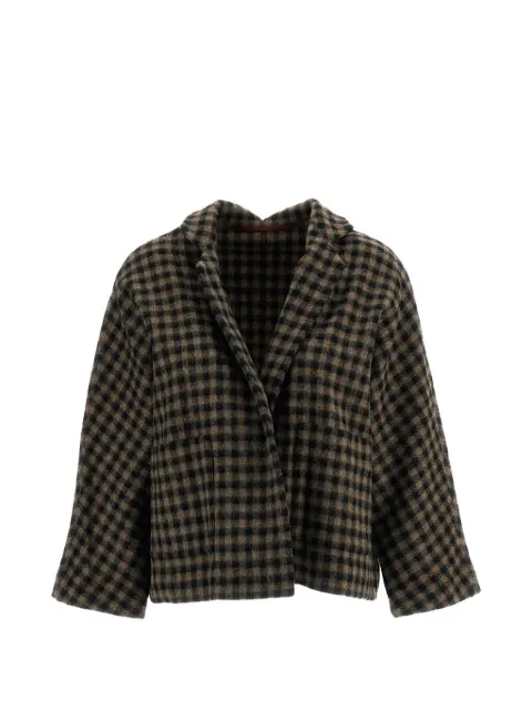 Daniela Gregis Peony check wool jacket