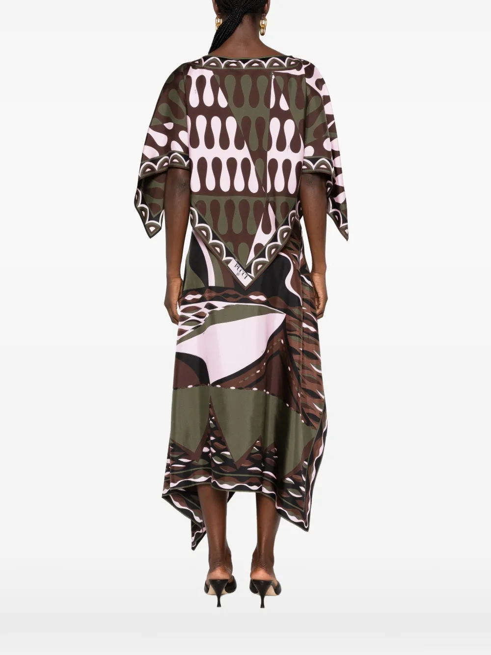 PUCCI Zijden blouse met Leocorno-print Roze