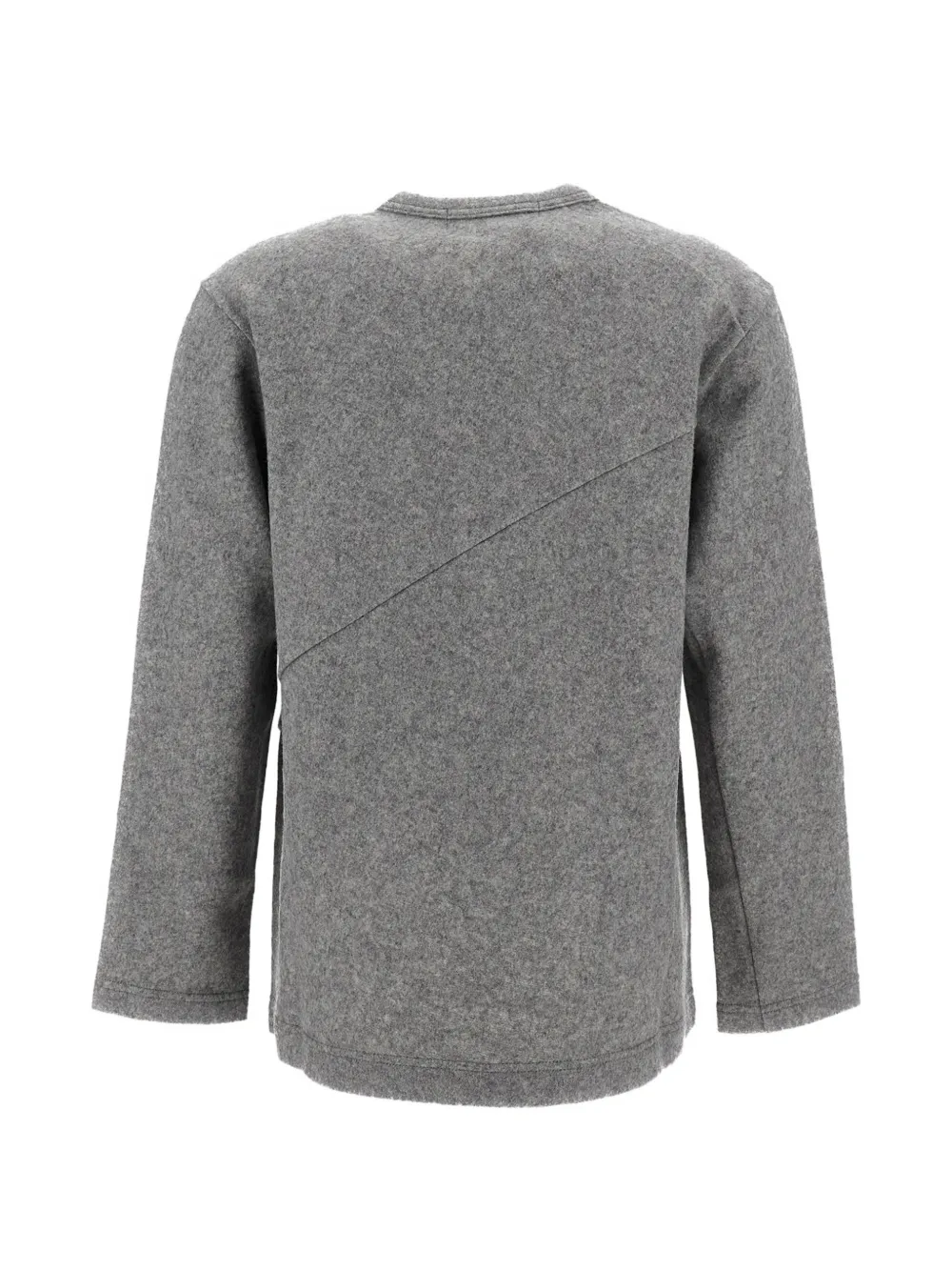 Comme Des Garçons Comme Des Garçons Sweater met asymmetrische naad Grijs