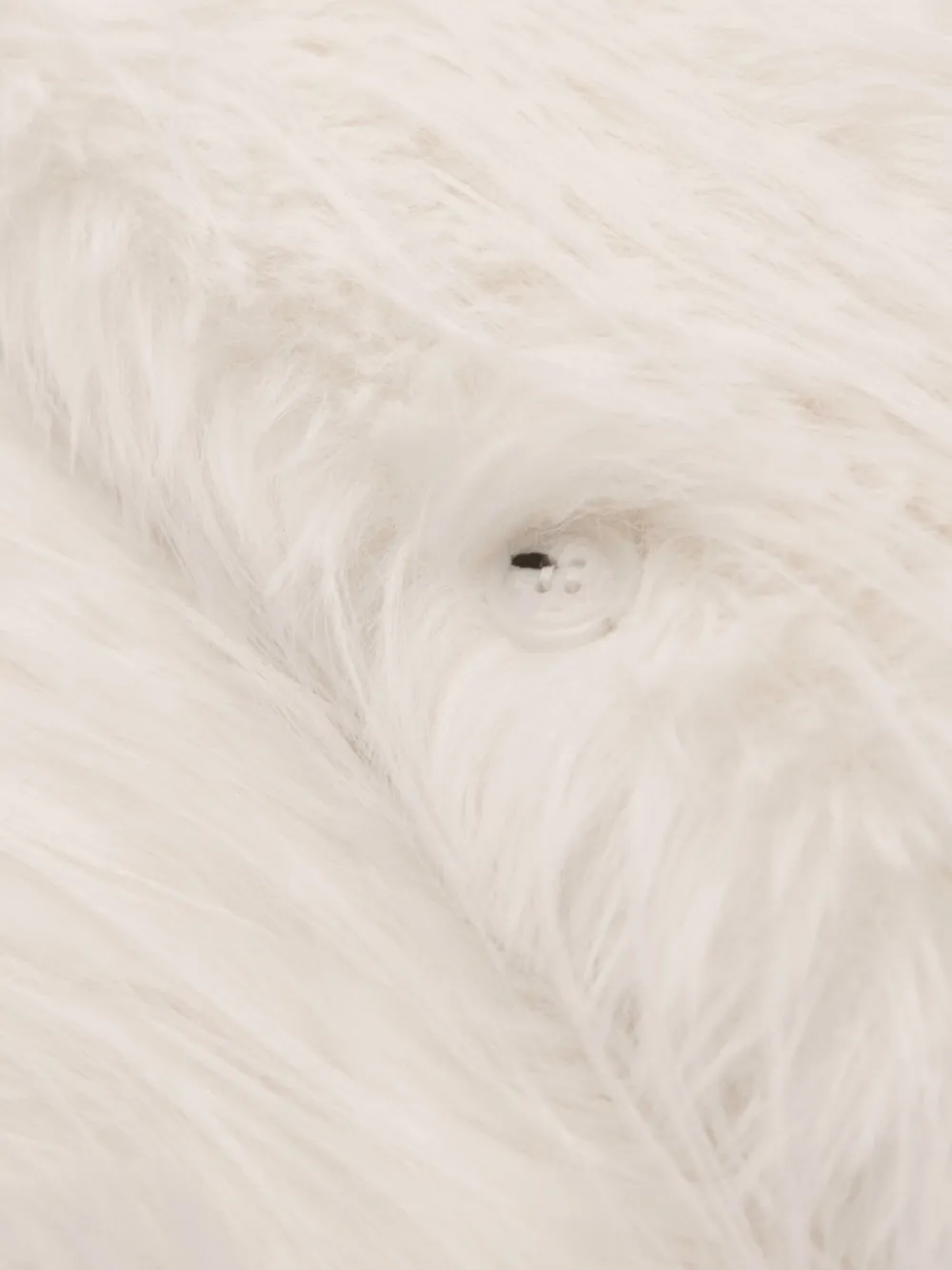 LouLou de Saison Zari cape van imitatiebont Beige
