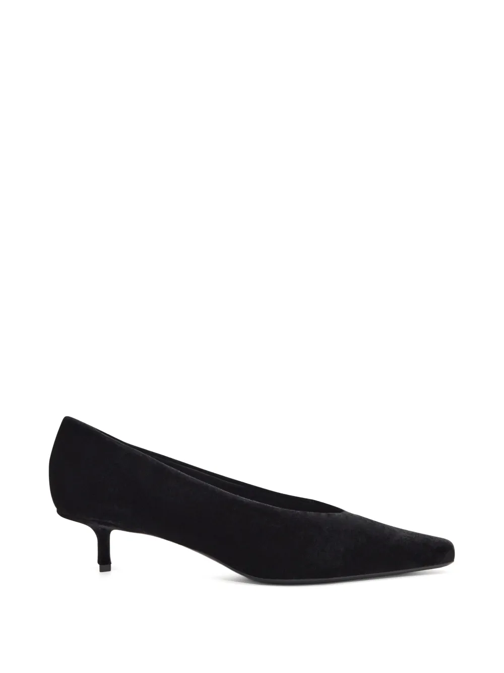 LouLou de Saison velvet kitten-heel pumps