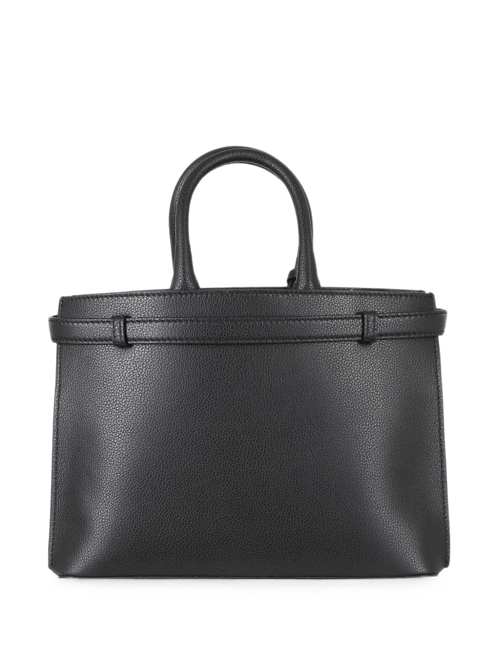 Lancel Faubourg handtas met korrelstructuur en ceintuur Zwart